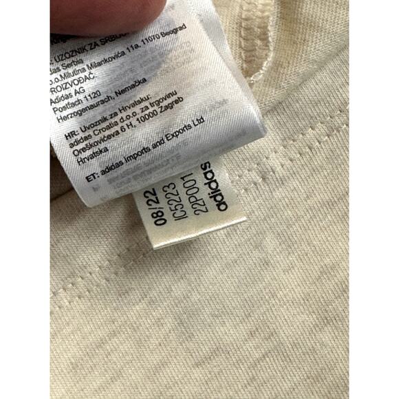 Adidas Rib Short Tee Shirt Size S - NEW - IC5223 - Picture 5 of 7